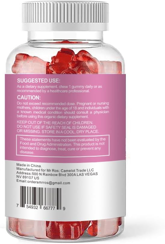 Inositol Gummies with Folate & Vitamin D - Myo & D-Chiro Blend, 40:1 Ratio, 60 Gummies by Mr Ros