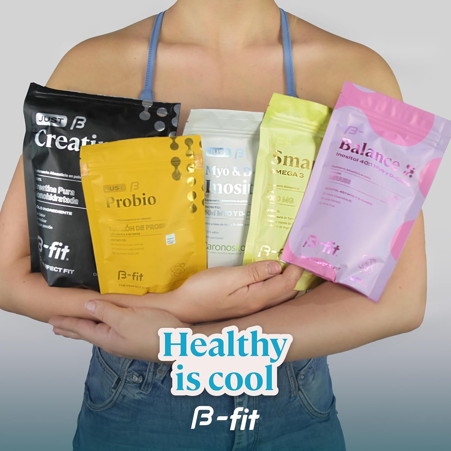 Inositol Powder Supplement - Myo-inositol & D-Chiro Inositol Blend - 2 Month Supply - 60 Servings - No Additives - B-FIT B Formula