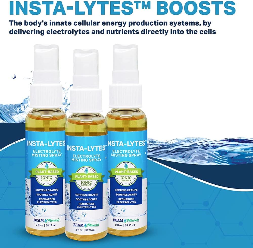Insta-Lytes Natural Liquid Electrolytes with Beam Minerals Micro-Boost Humic Mineral Blend - 2oz