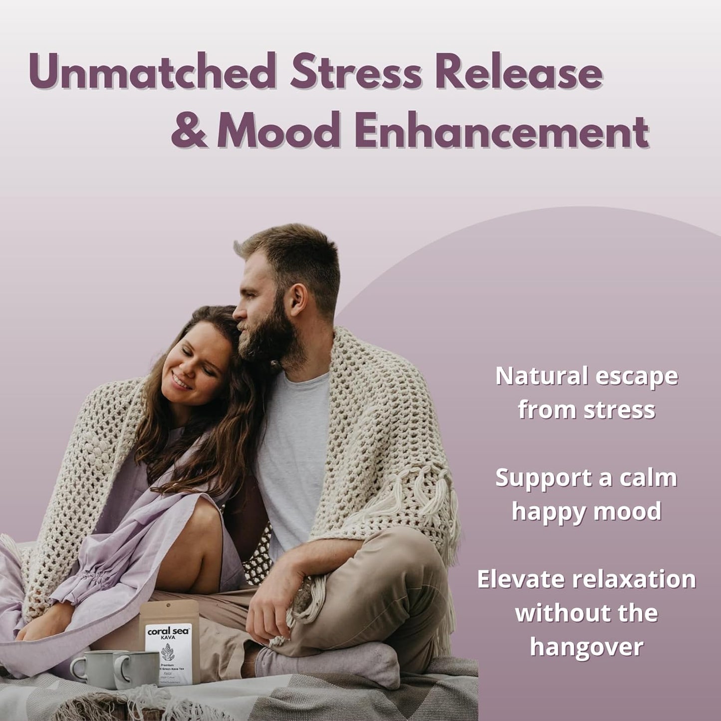 Instant Kava Tea Powder Kelai - Epi Island Noble Kava Juice - Stress Relief & Mood Support - Easy Mix Concentrate - 12+ Servings