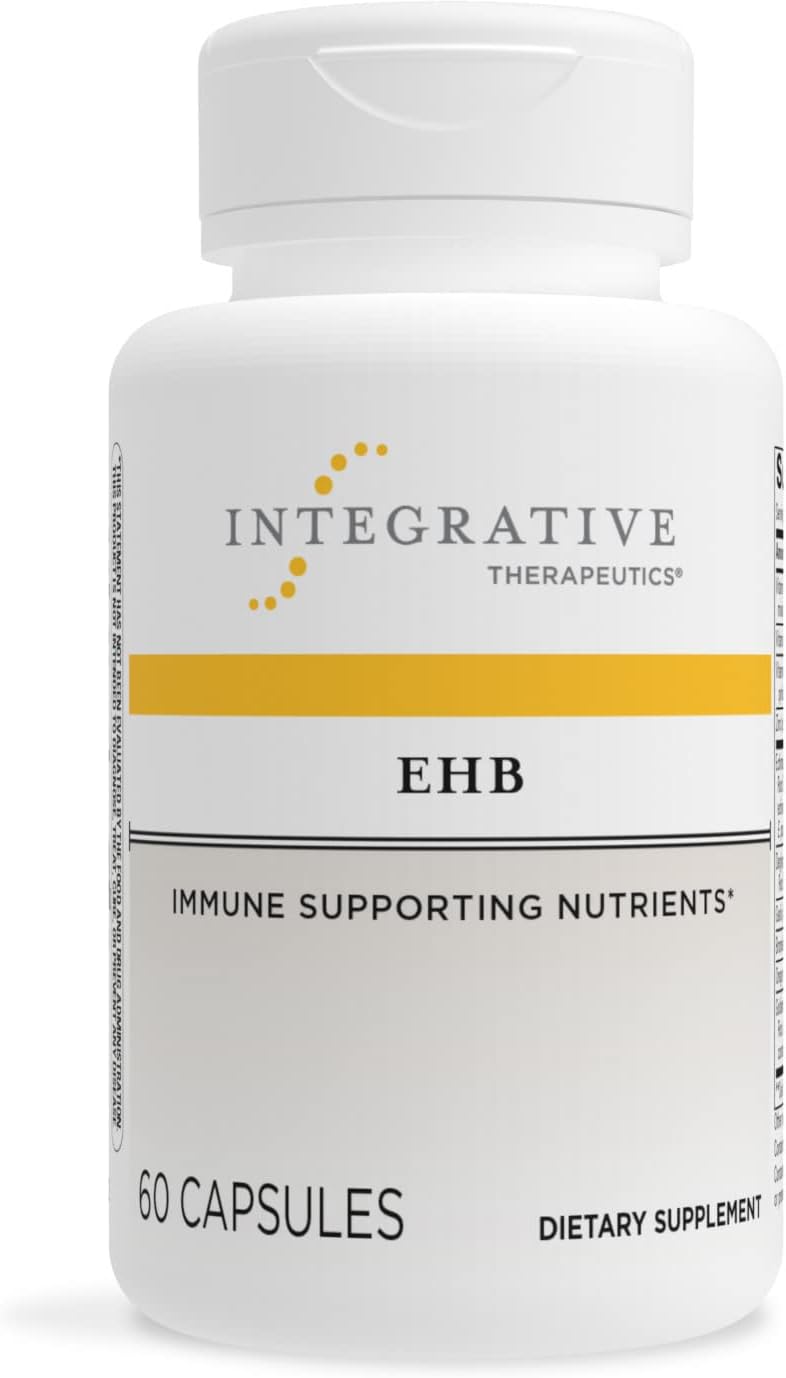 Integrative Therapeutics EHB Capsules - Immune Support with Echinacosides, Hydrastine, Berberine - 60 Count