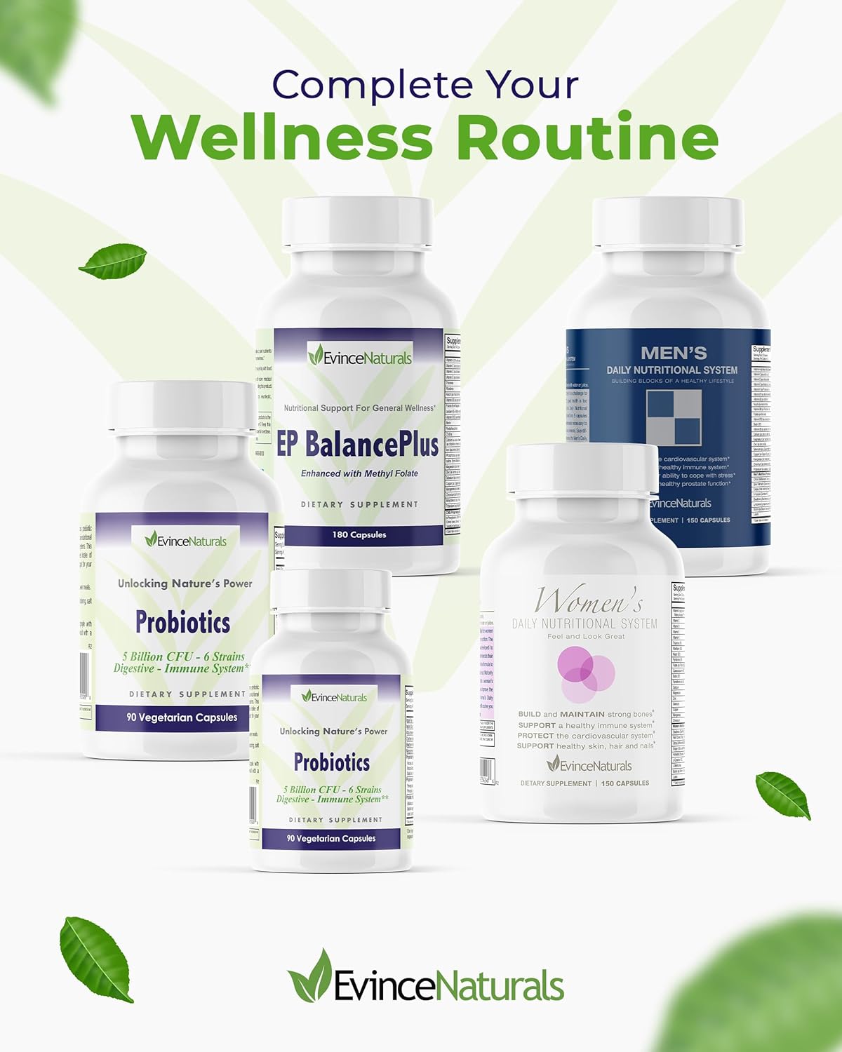 Intense Regenerative Probiotic & Prebiotic Supplement for Men & Women - 5 Billion CFU - Digestive Support & Immunity - 90 Capsules