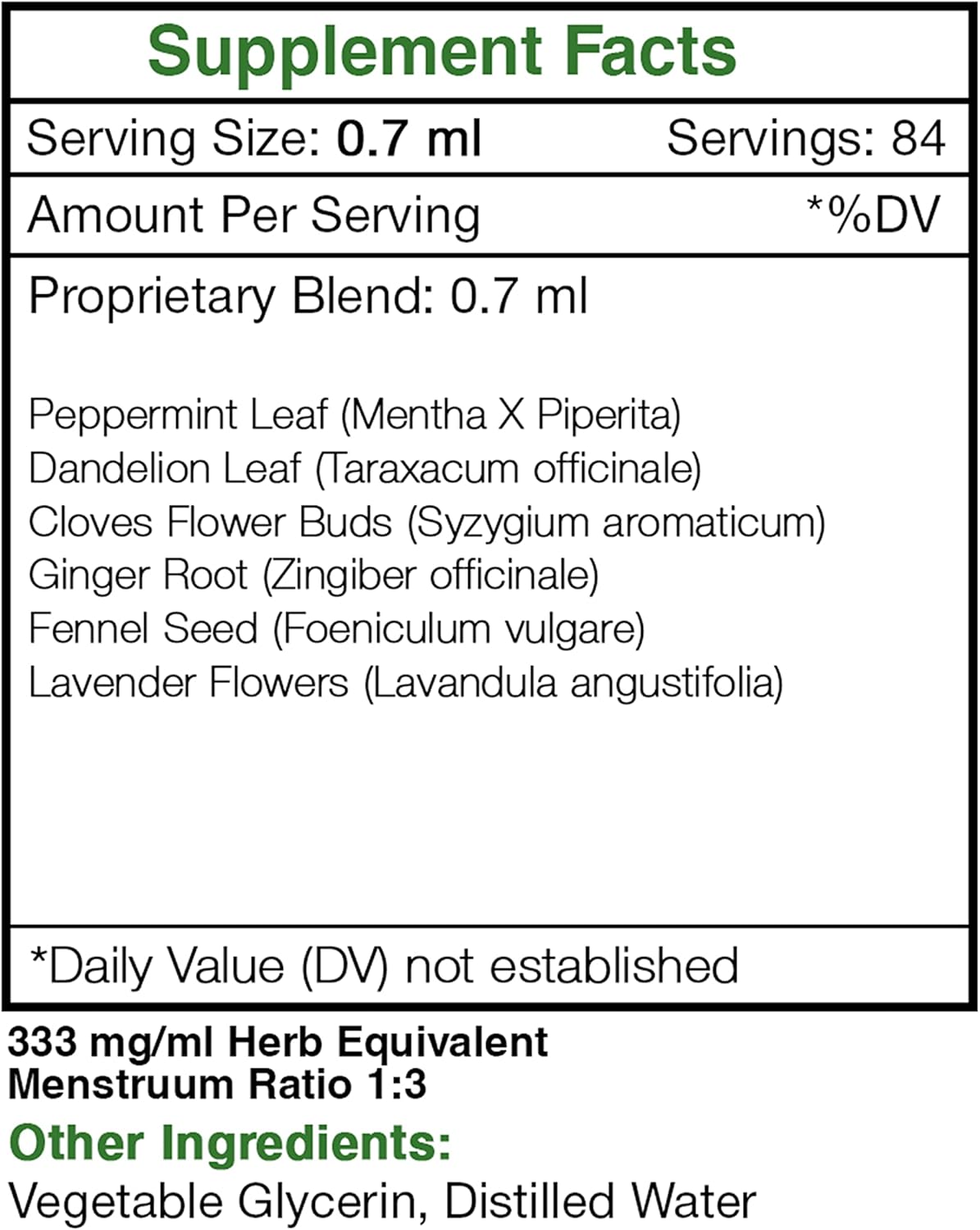 Intesti Secret Herbal Supplement Blend Drops - Alcohol-Free Liquid Extract for Intestinal Tract Support