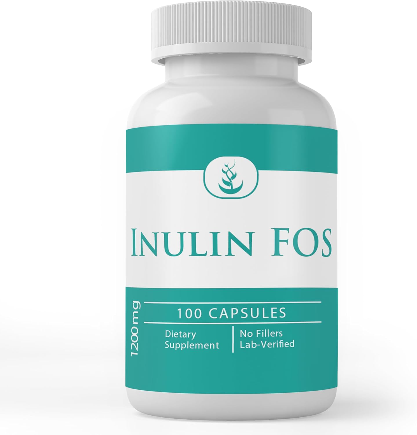 Inulin Capsules - 100 Count, Pure Ingredients, No Additives, Lab Verified