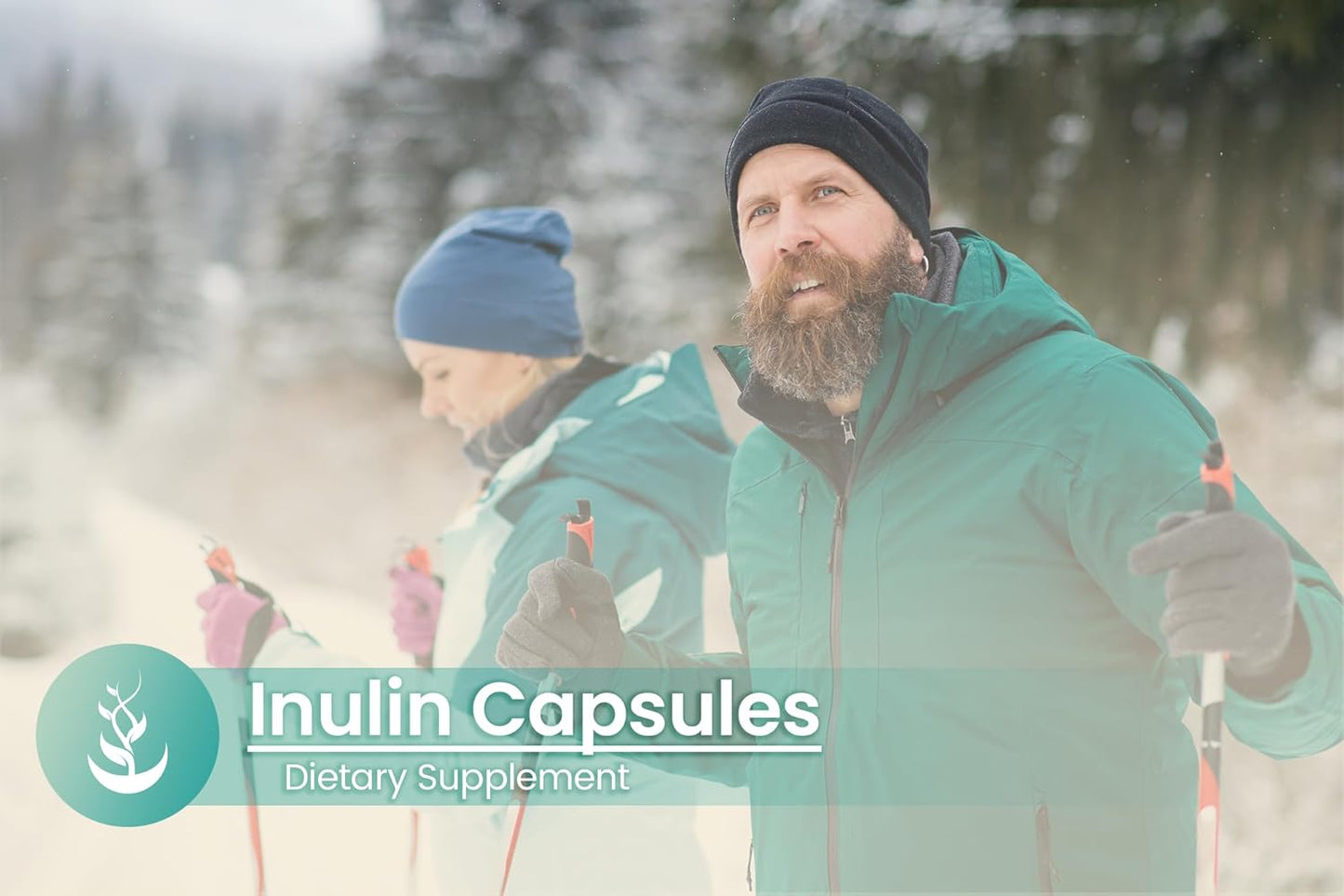 Inulin Capsules - 100 Count, Pure Ingredients, No Additives, Lab Verified