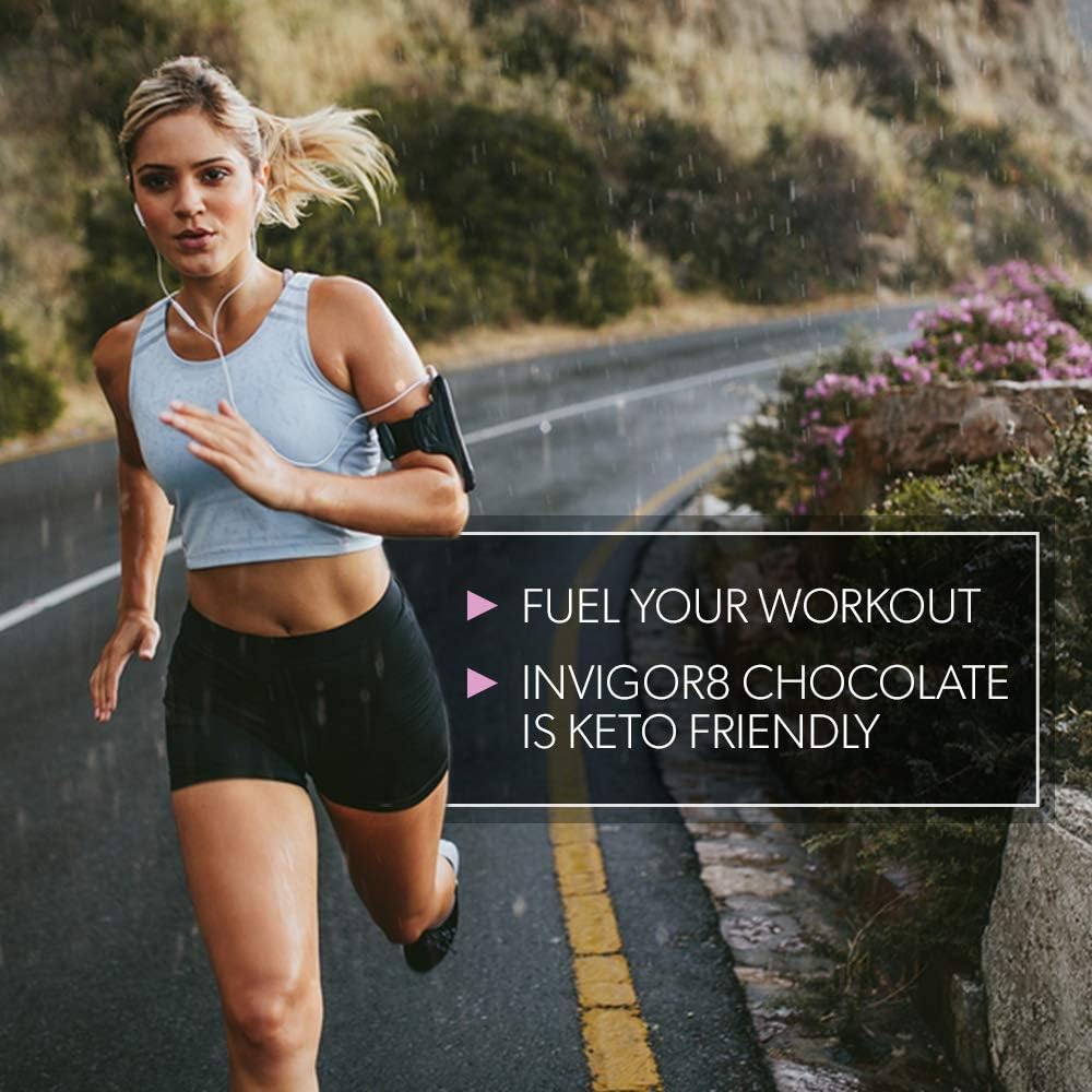 INVIGOR8 French Vanilla Grass Fed Whey Protein Isolate Shake (483g) - Gluten-Free, Non-GMO, Meal Replacement with Probiotics & Omega 3