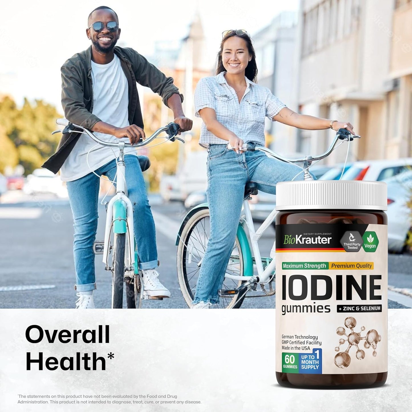 Iodine and Quercetin with Bromelain Gummies - 120 Count - Immune Support and Antioxidant Formula