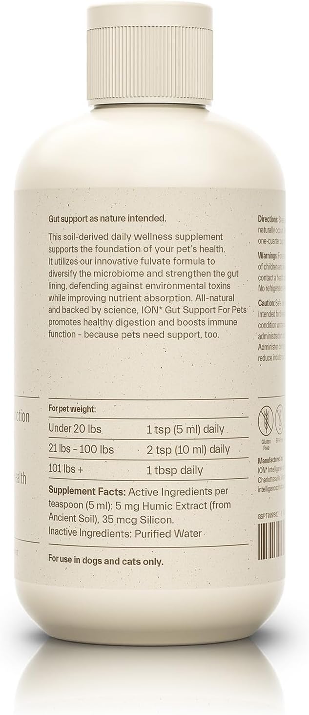 ION* Intelligence of Nature Gut Support for Pets - Digestion & Immune Boost (8 oz)