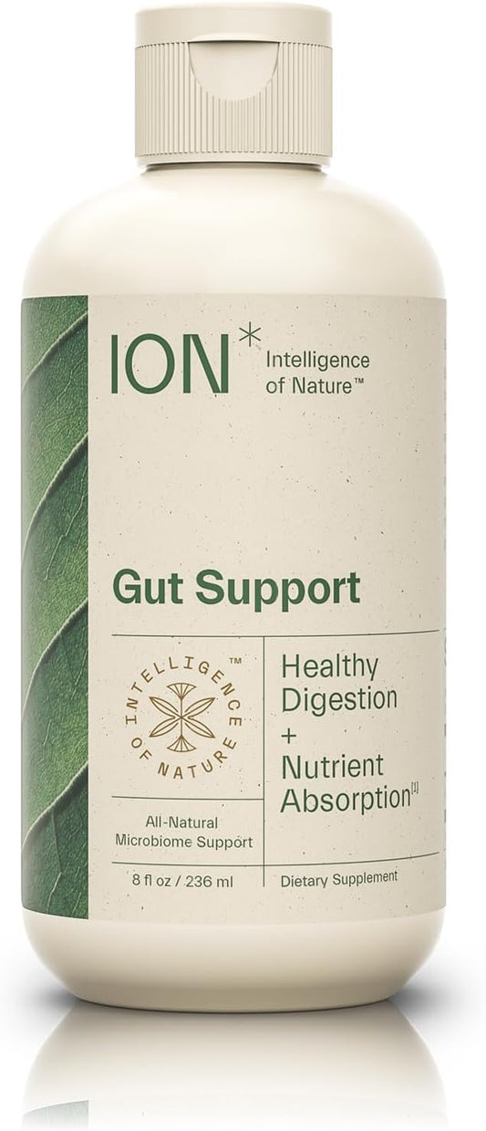 ION* Intelligence of Nature Gut Support Liquid | Supports Digestive Health, Boosts Immune System, Eases Gluten Sensitivity, Improves Mental Focus | 2-Week Supply (8 oz.) - BoostGo Australia