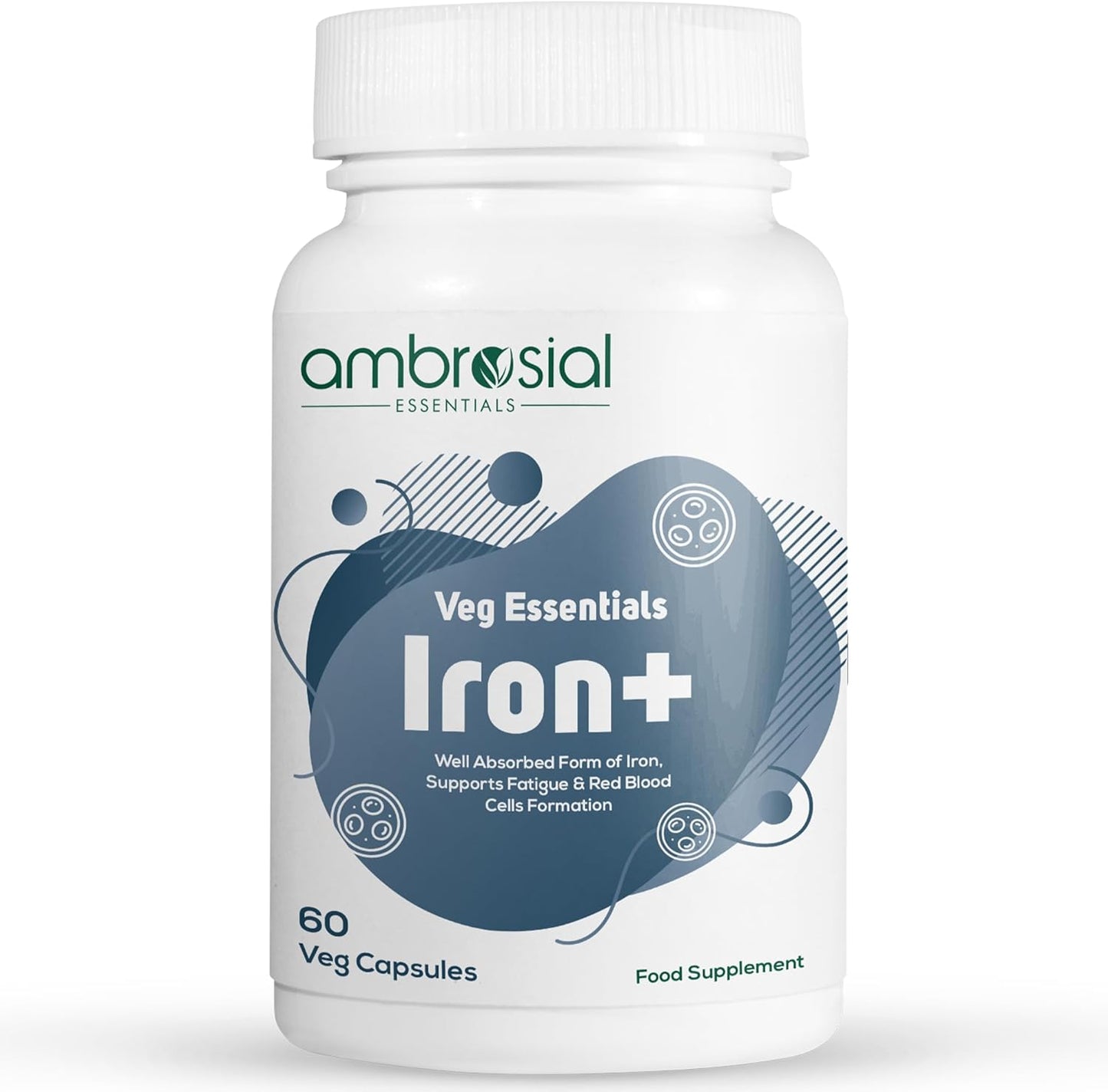 Iron+ 25mg Capsules - 60 Count Pack for Enhanced Wellness