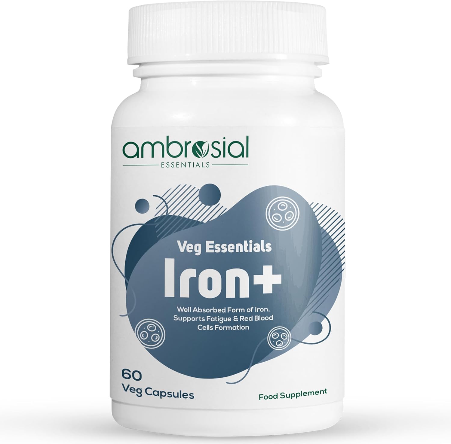 Iron+ 25mg Capsules - 60 Count Pack for Enhanced Wellness