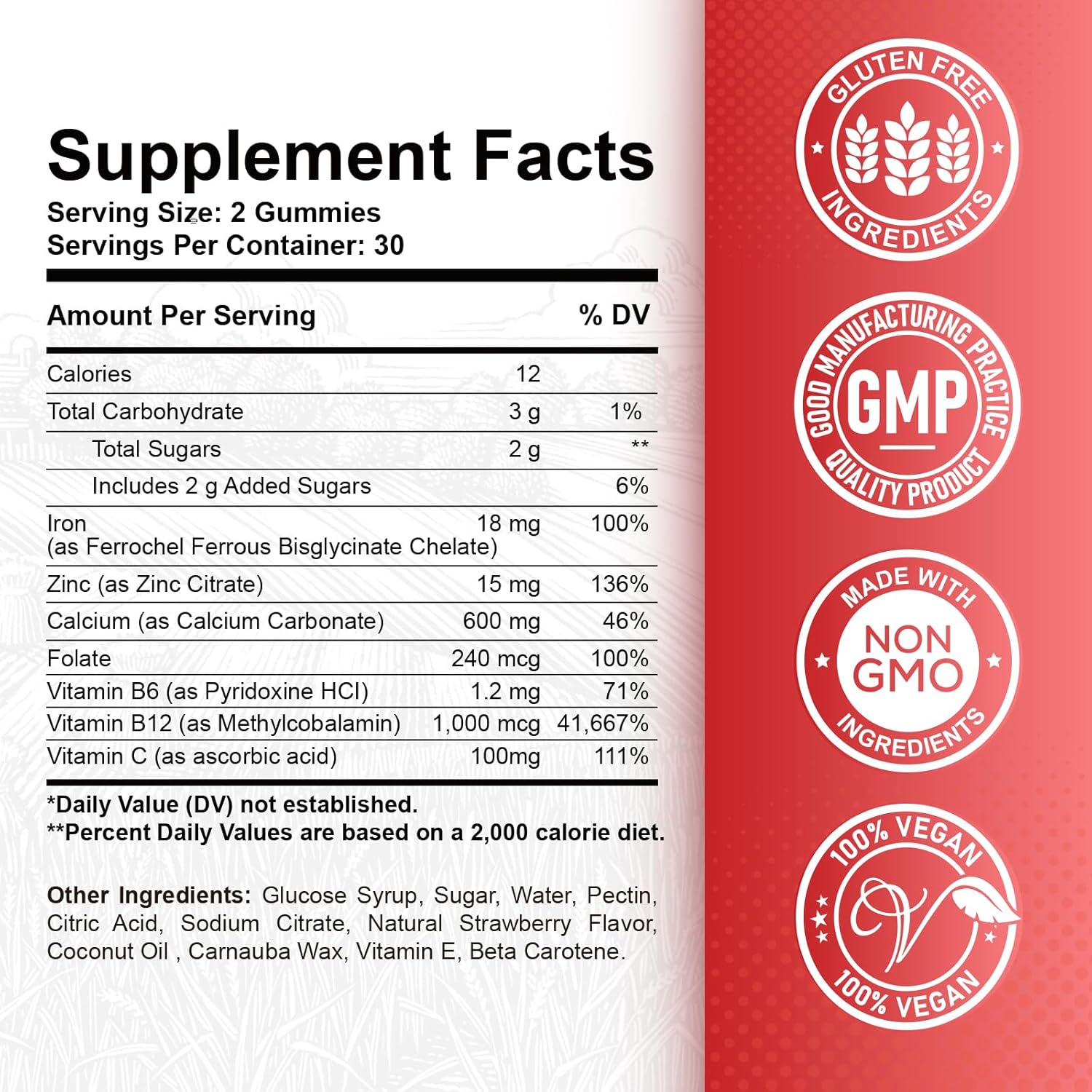 Iron and Magnesium Gummies Bundle for Adults and Kids | ReviNutra Supplement Complex