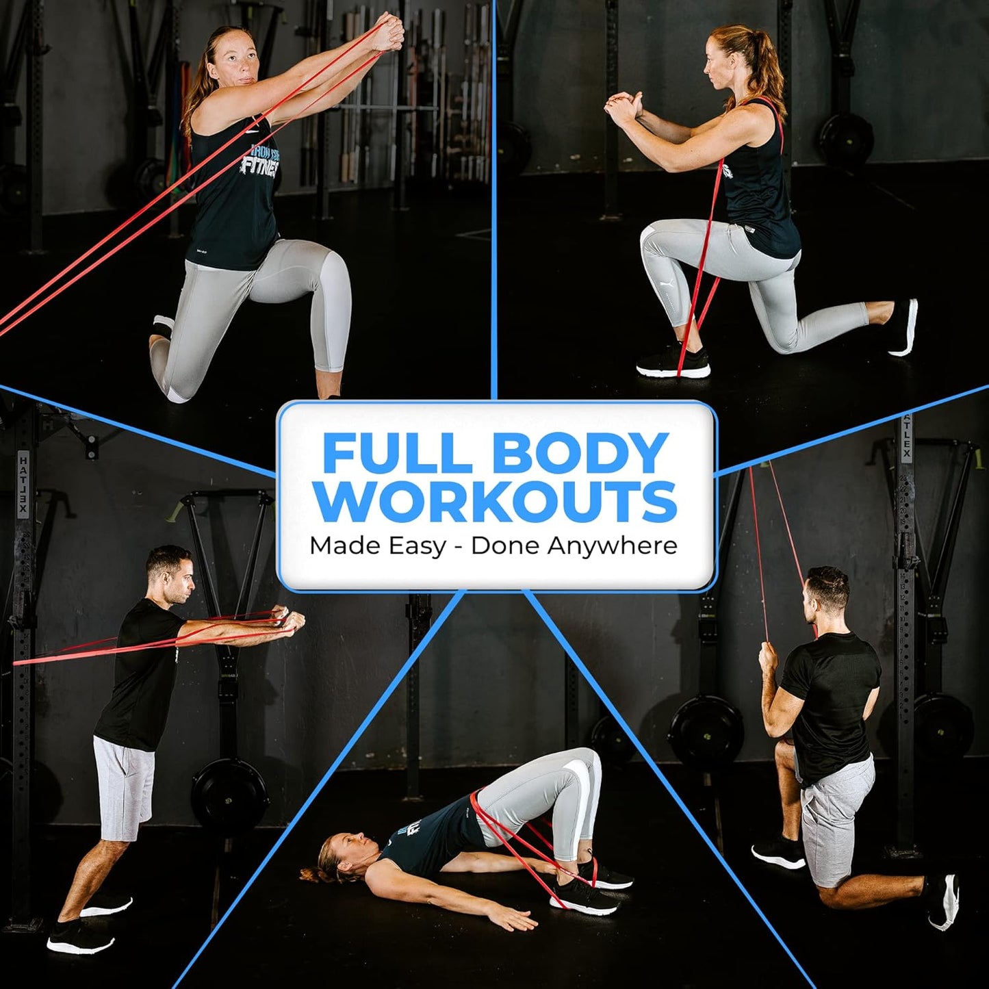 Iron Core Fitness Pull Up Assistance Resistance Bands - Enhance Strength, Power, and Flexibility with Home or Gym Training. Includes Ebooks and Workout Chart.
