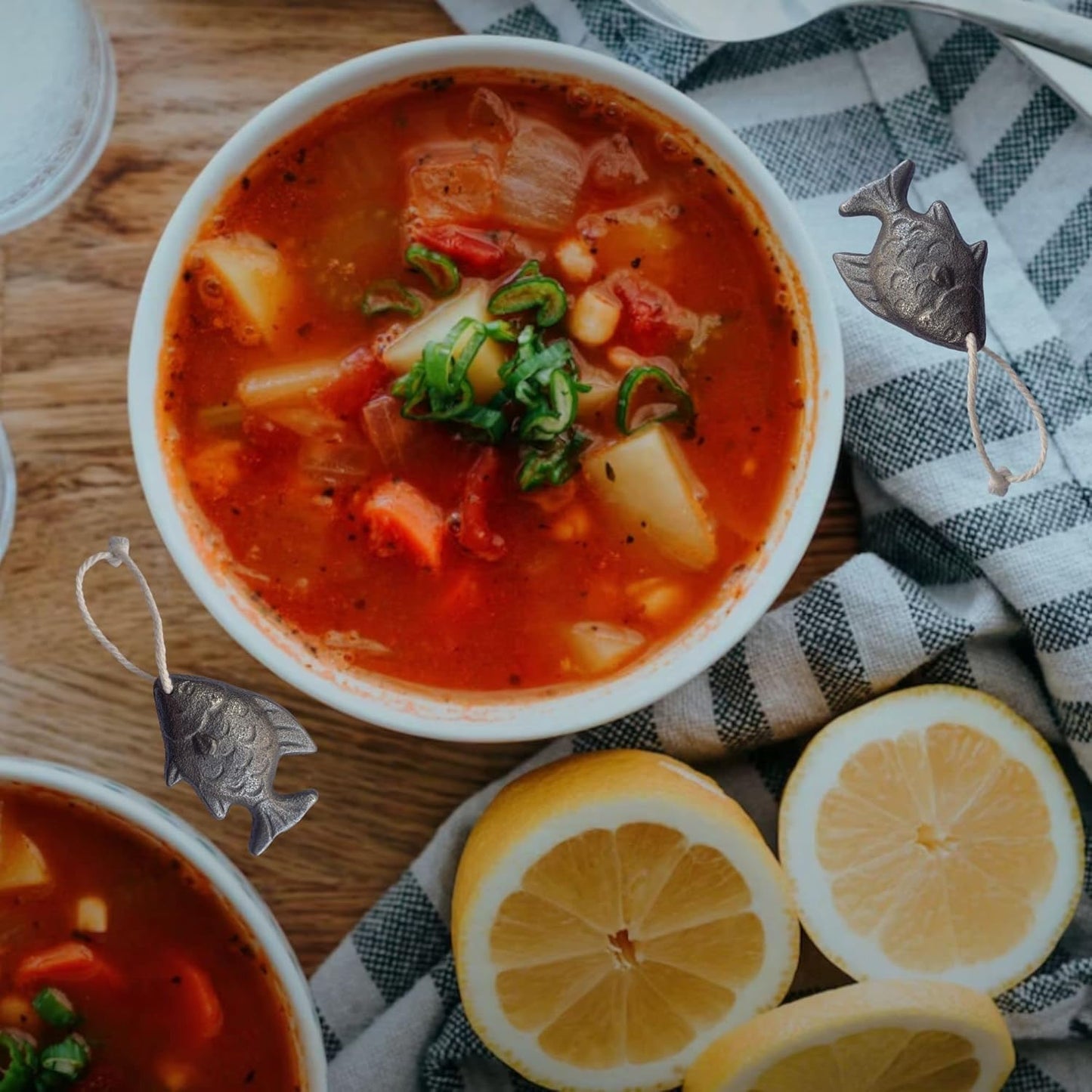 Iron Fish Cooking Tool 2 Pack - Safe Way to Add Iron Supplement for Iron Deficiency Prevention