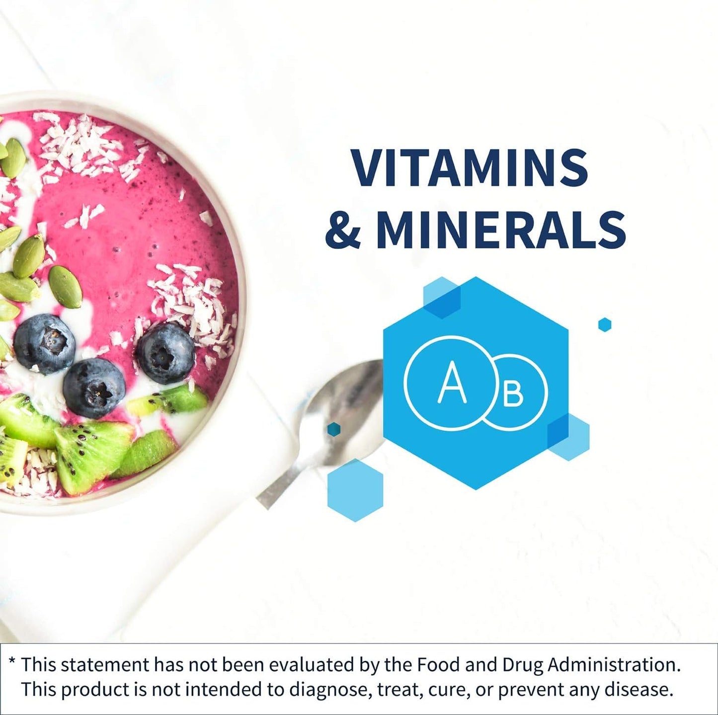 Iron-Free Multivitamin & Multimineral Supplement with Chelated Minerals - 120 Capsules for Men & Women by Klaire Labs