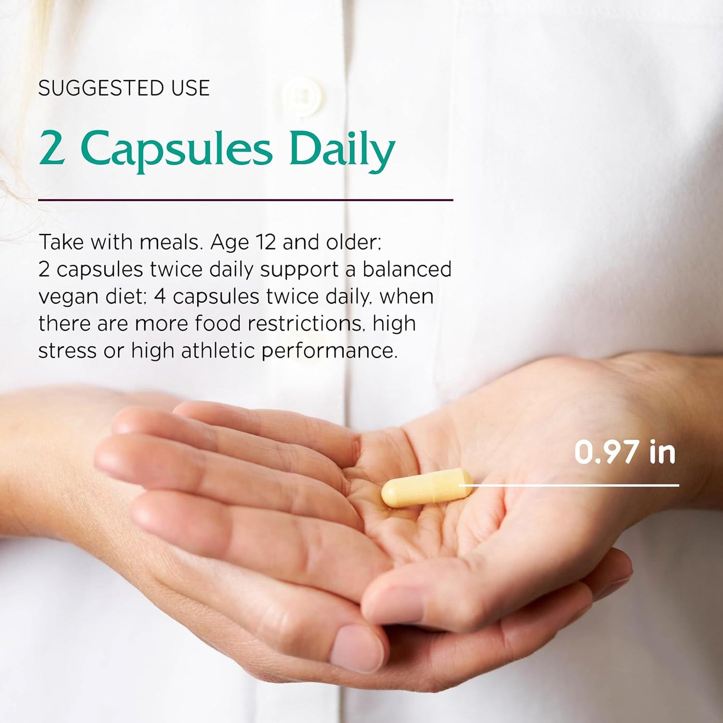 Iron-Free Vitanica Vegan Symmetry: Non-GMO Women's Multivitamin, Gluten-Free - 120 Capsules