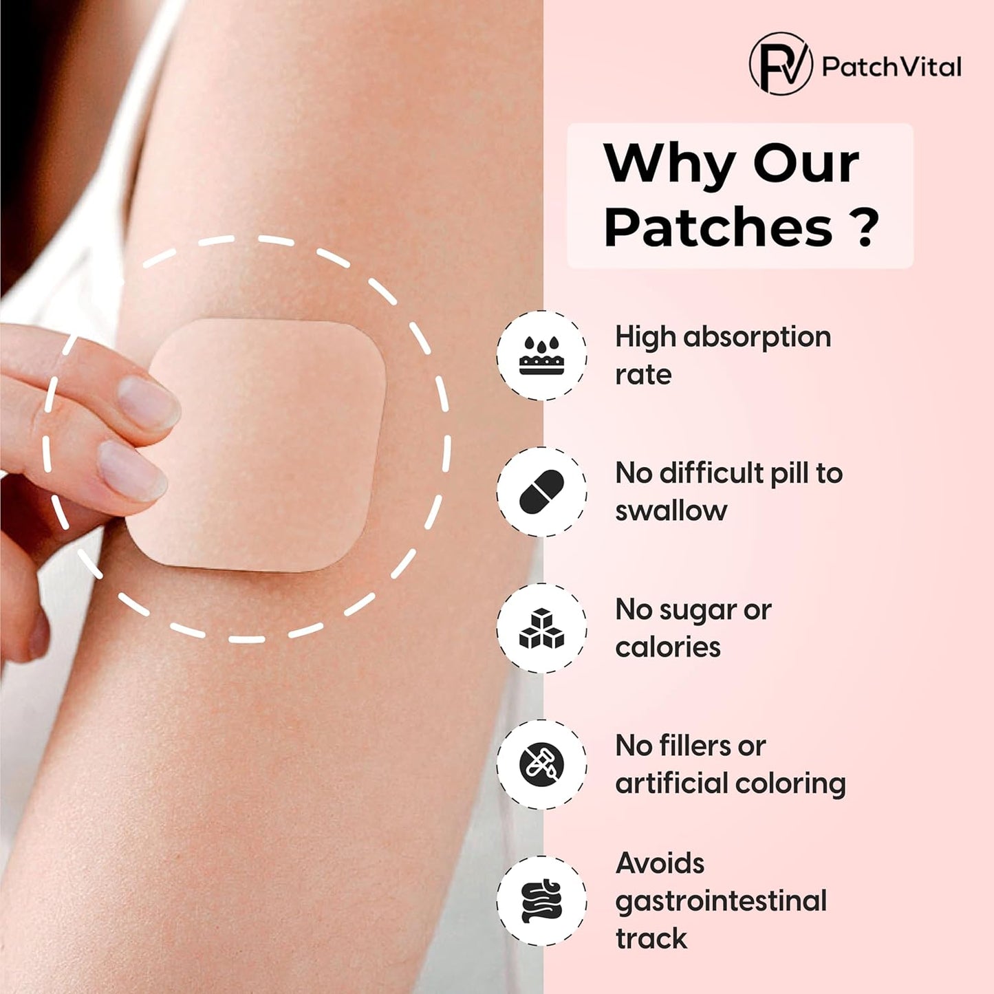Iron Infusion Patch for Vitality Boost and Increased Energy Levels
