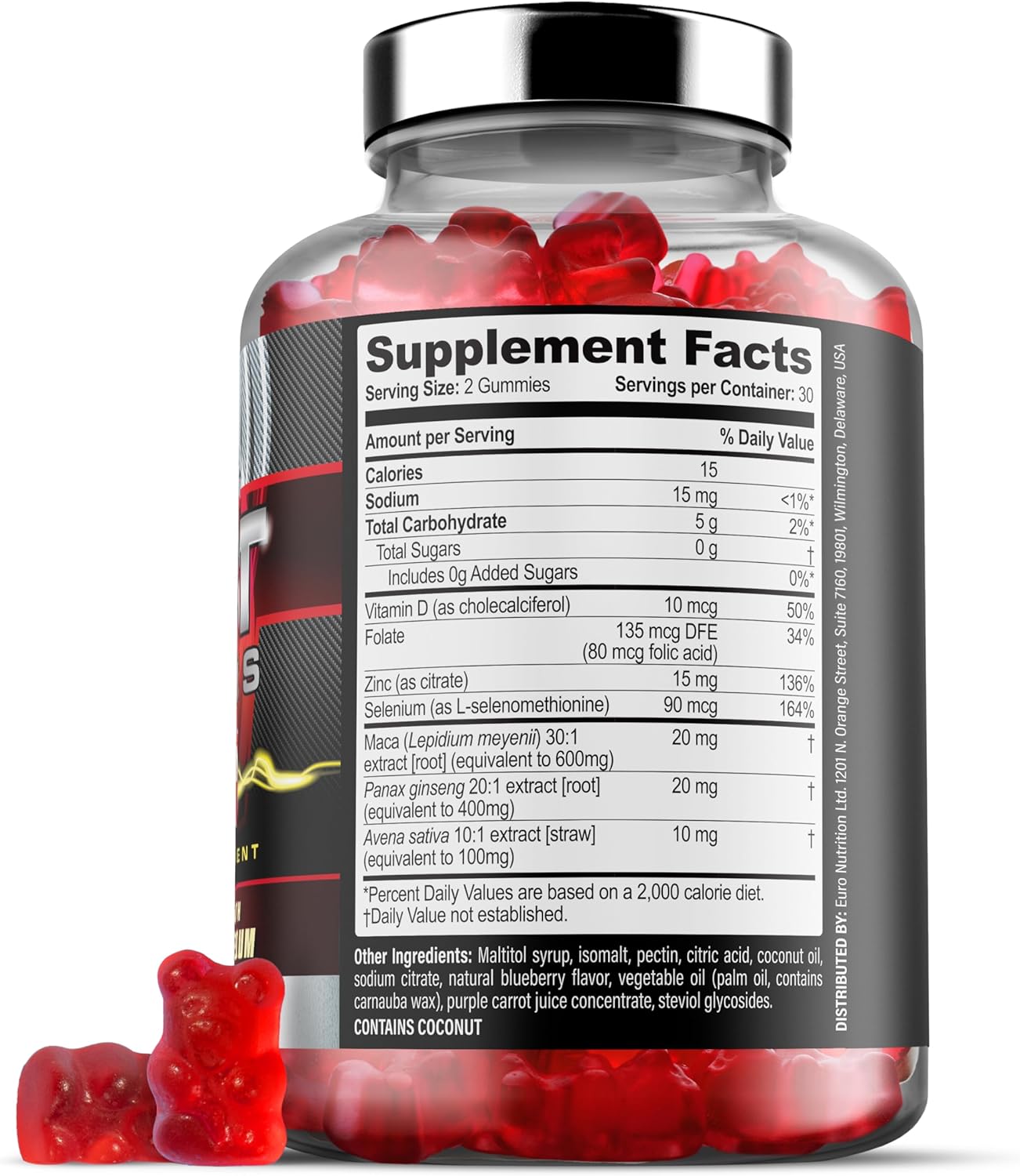 Iron Labs Nutrition Muscle Gummy Bundle - Enhanced Performance Bundle for Men - Creatine & Testosterone Gummies
