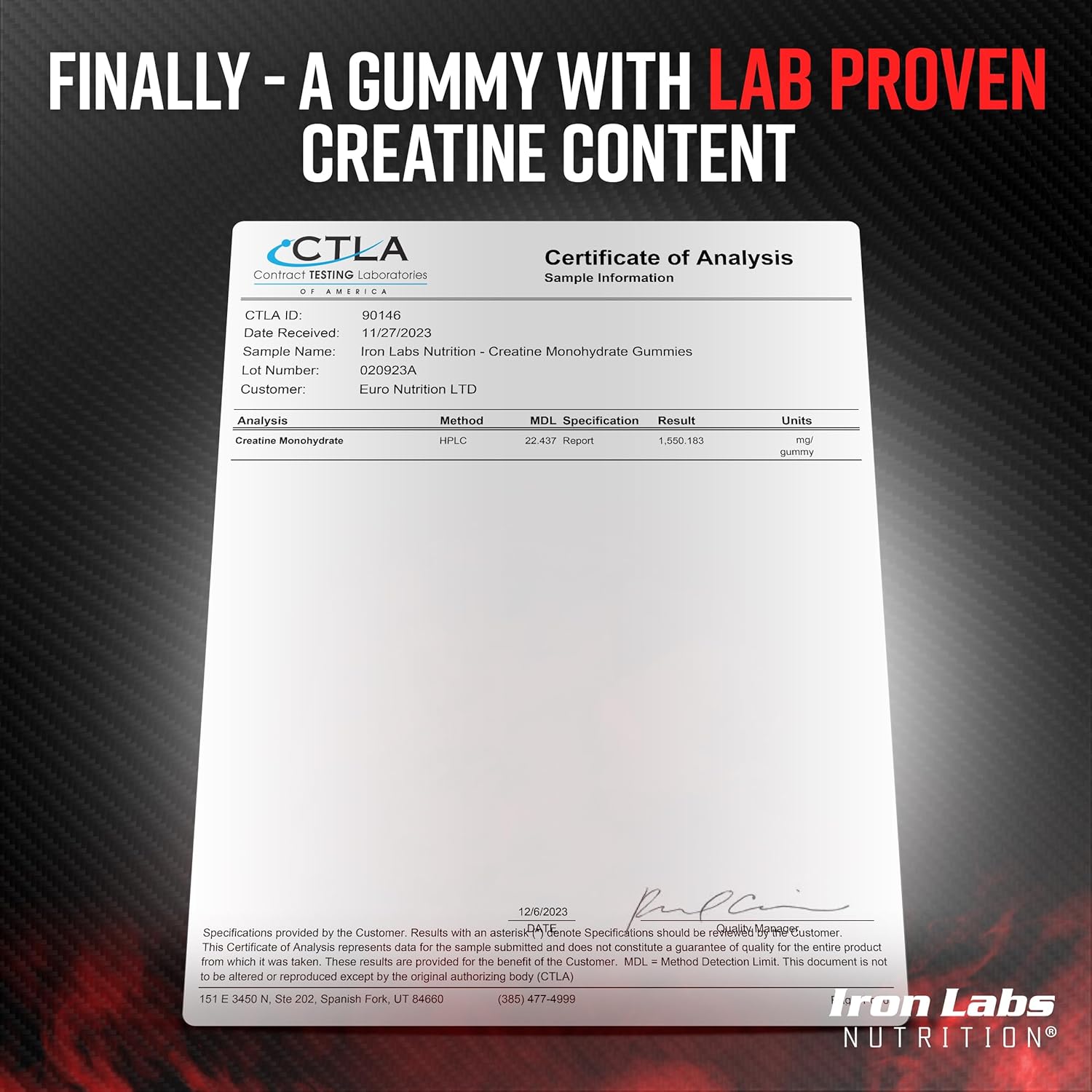 Iron Labs Nutrition Muscle Gummy Bundle - Enhanced Performance Bundle for Men - Creatine & Testosterone Gummies