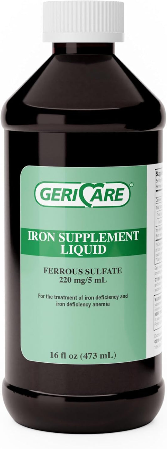Iron Supplement for Elderly by GeriCare - Boost Iron Levels for Senior Health