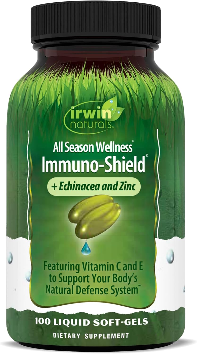 Irwin Naturals Immuno-Shield Liquid Softgels - Support Your Body's Defense System All Year Long