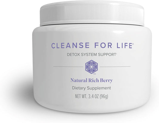 Isagenix Cleanse for Life Powder Supplement - No Laxatives or Diuretics - Supports Metabolism - Vitamin B12 & Niacin - Rich Berry Flavor - 3.4 Oz