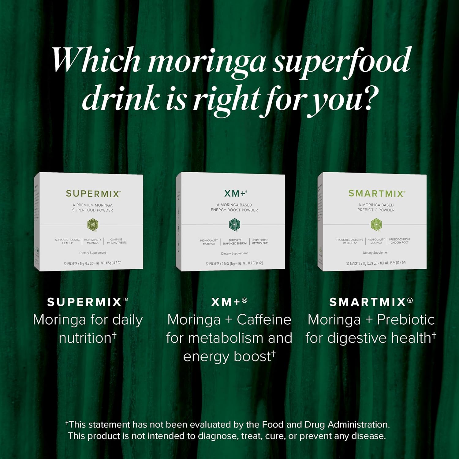 Isagenix XM+ Moringa Energy Boost Powder - Naturally Sourced Caffeine - Convenient Individual Packets - 32 Servings - Fruit Flavor