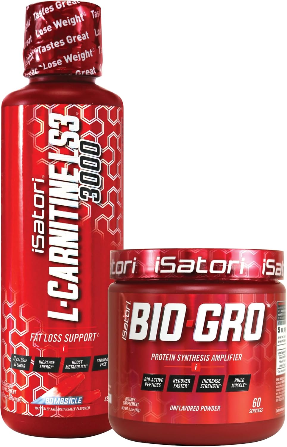 iSatori Bio-GRO L-Carnitine LS3 3000 Protein Synthesis Amplifier - Bombsicle Flavor