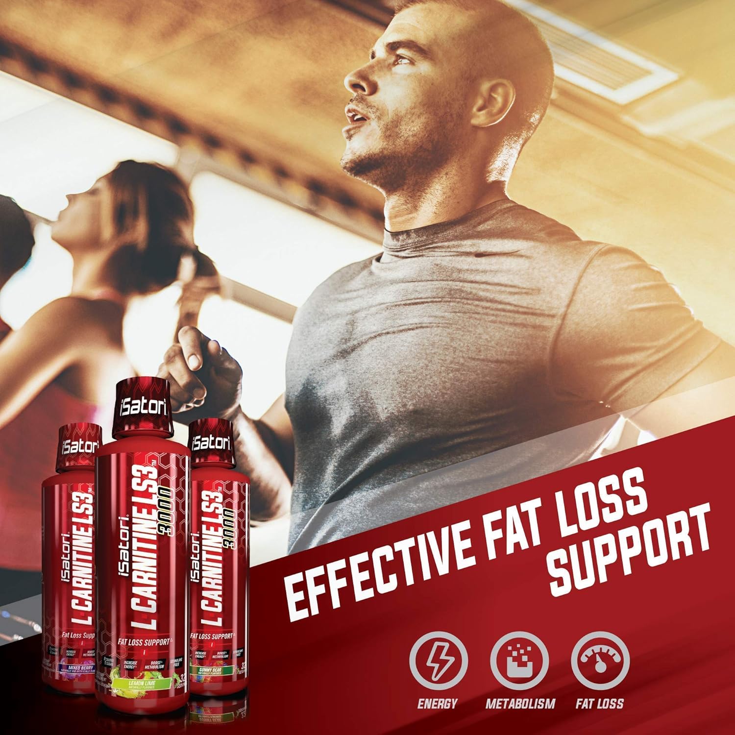 iSatori L-Carnitine LS3 Lemon Lime 3000mg + Ultra CLA Softgels Bundle for Weight Loss & Energy Boost