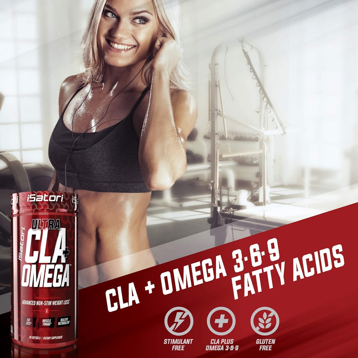 iSatori L-Carnitine LS3 Lemon Lime 3000mg + Ultra CLA Softgels Bundle for Weight Loss & Energy Boost