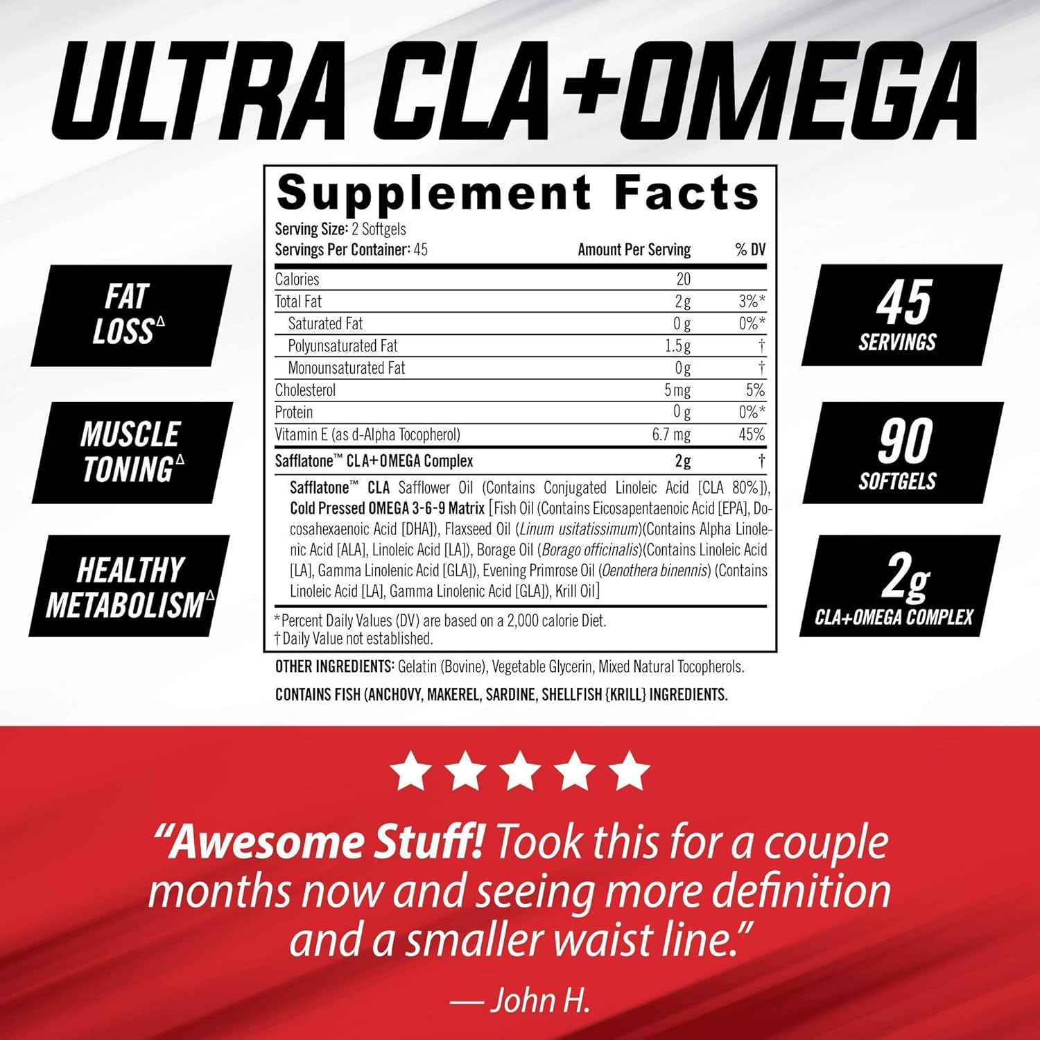 iSatori L-Carnitine LS3 Lemon Lime 3000mg + Ultra CLA Softgels Bundle for Weight Loss & Energy Boost
