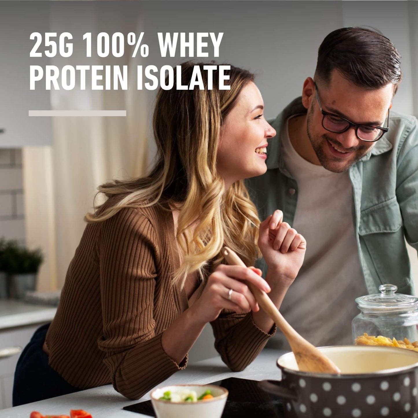 Isopure Zero Carb Whey Isolate Protein Powder, Cookies & Cream Flavor, 25g Protein, 1lb, 15 Servings, Lactose & Gluten Free