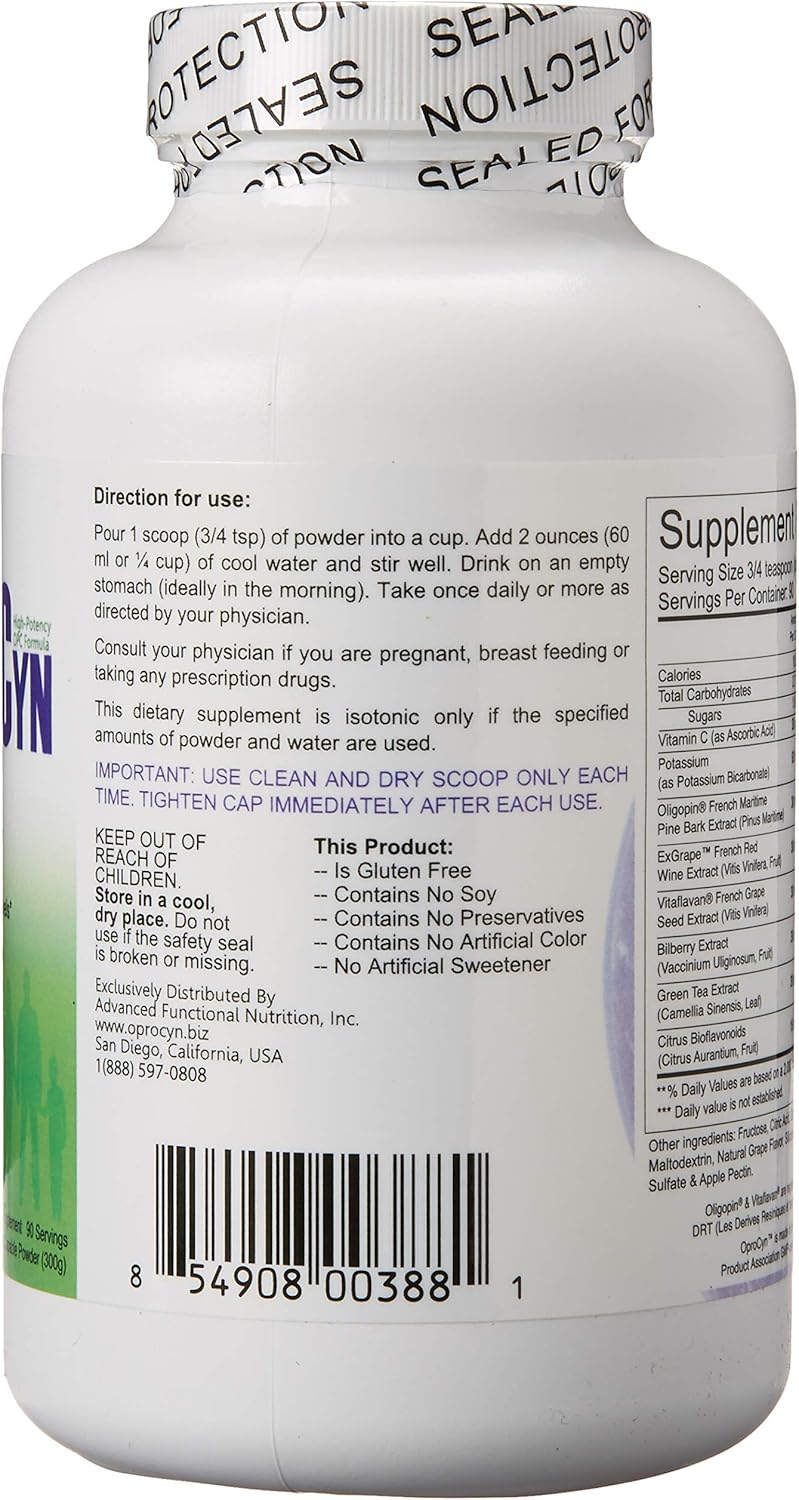 Isotonic OPC 3 Month Supplement by OProCyn - 300g Drink Powder