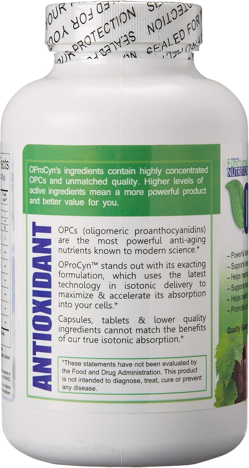 Isotonic OPC 3 Month Supplement by OProCyn - 300g Drink Powder