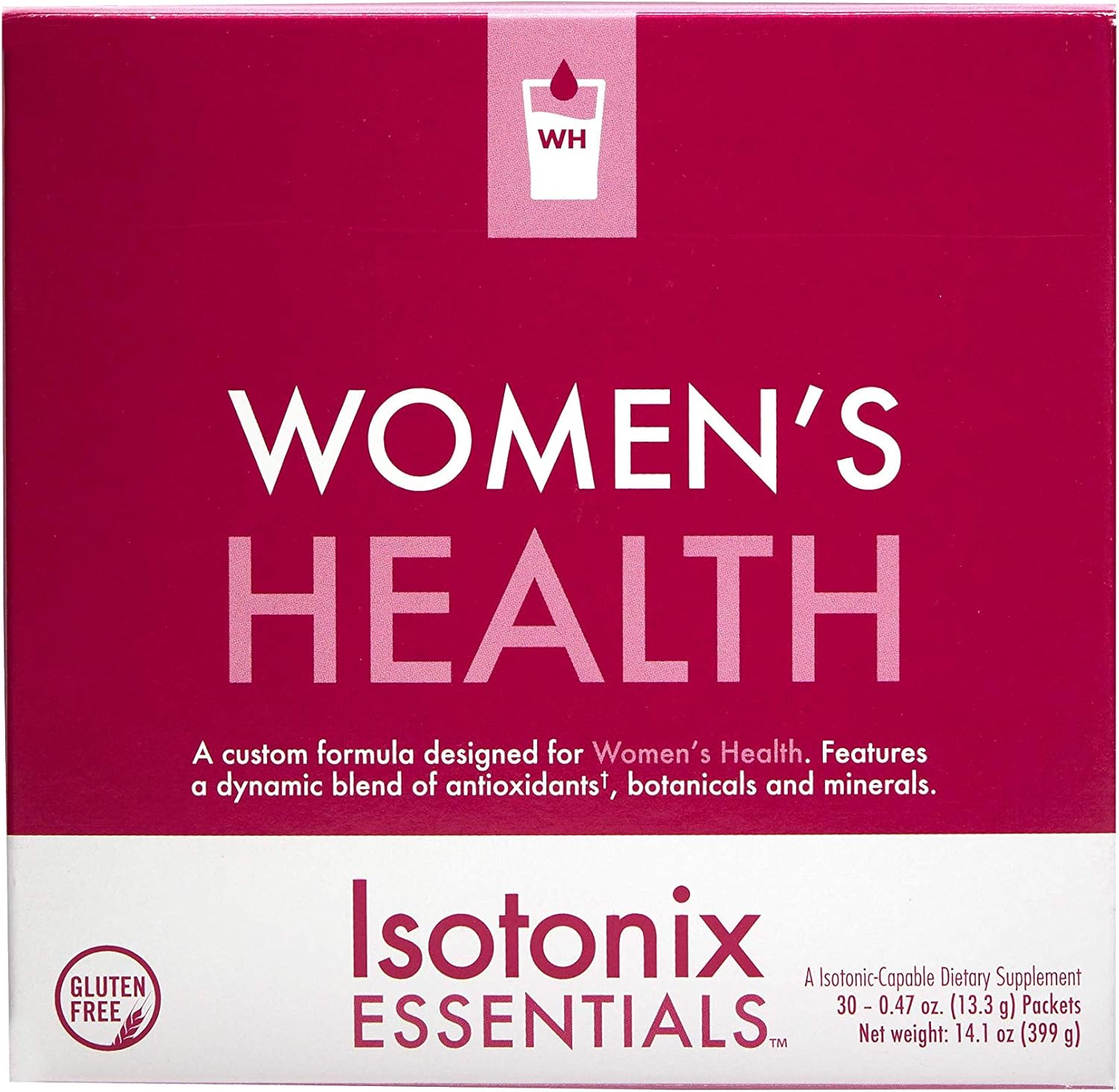 Isotonix Essentials Women's Health Multivitamin with Collagen, Vitamin C, Probiotics - Supports Hair, Skin & Nails, Immune Health, Vitality - 30 Packets