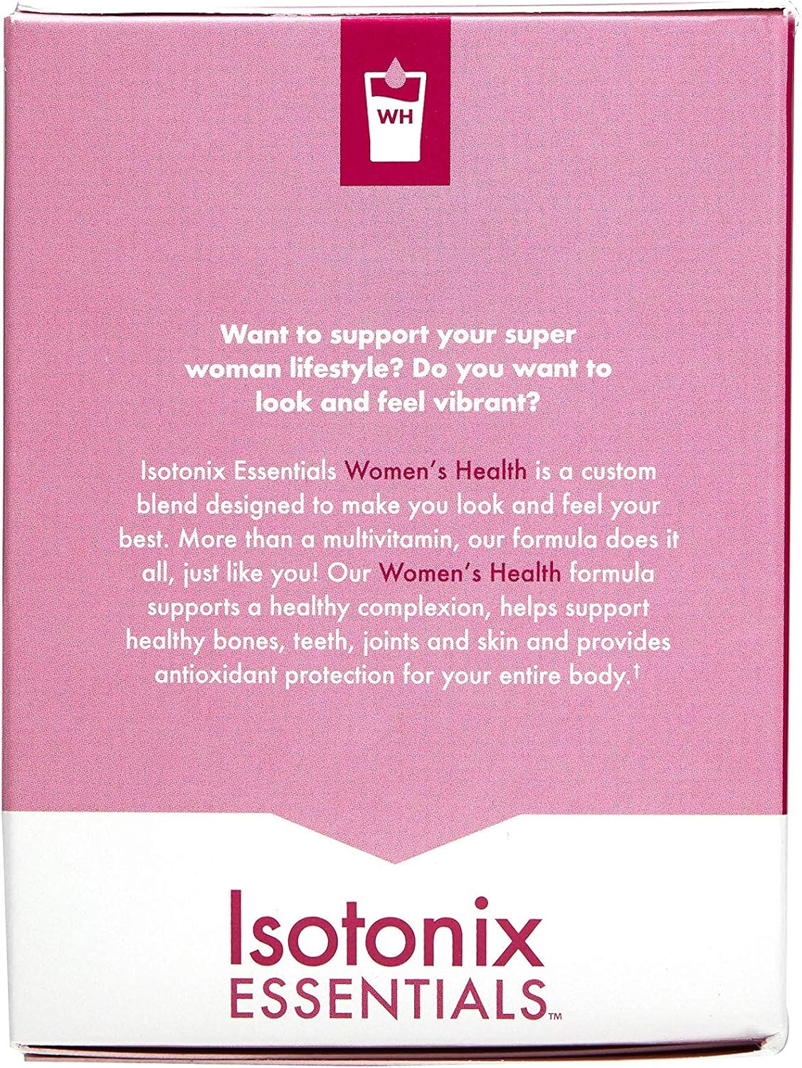 Isotonix Essentials Women's Health Multivitamin with Collagen, Vitamin C, Probiotics - Supports Hair, Skin & Nails, Immune Health, Vitality - 30 Packets