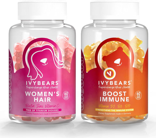 IvyBears Women’s Hair and Immune Support Gummies - 60 Count