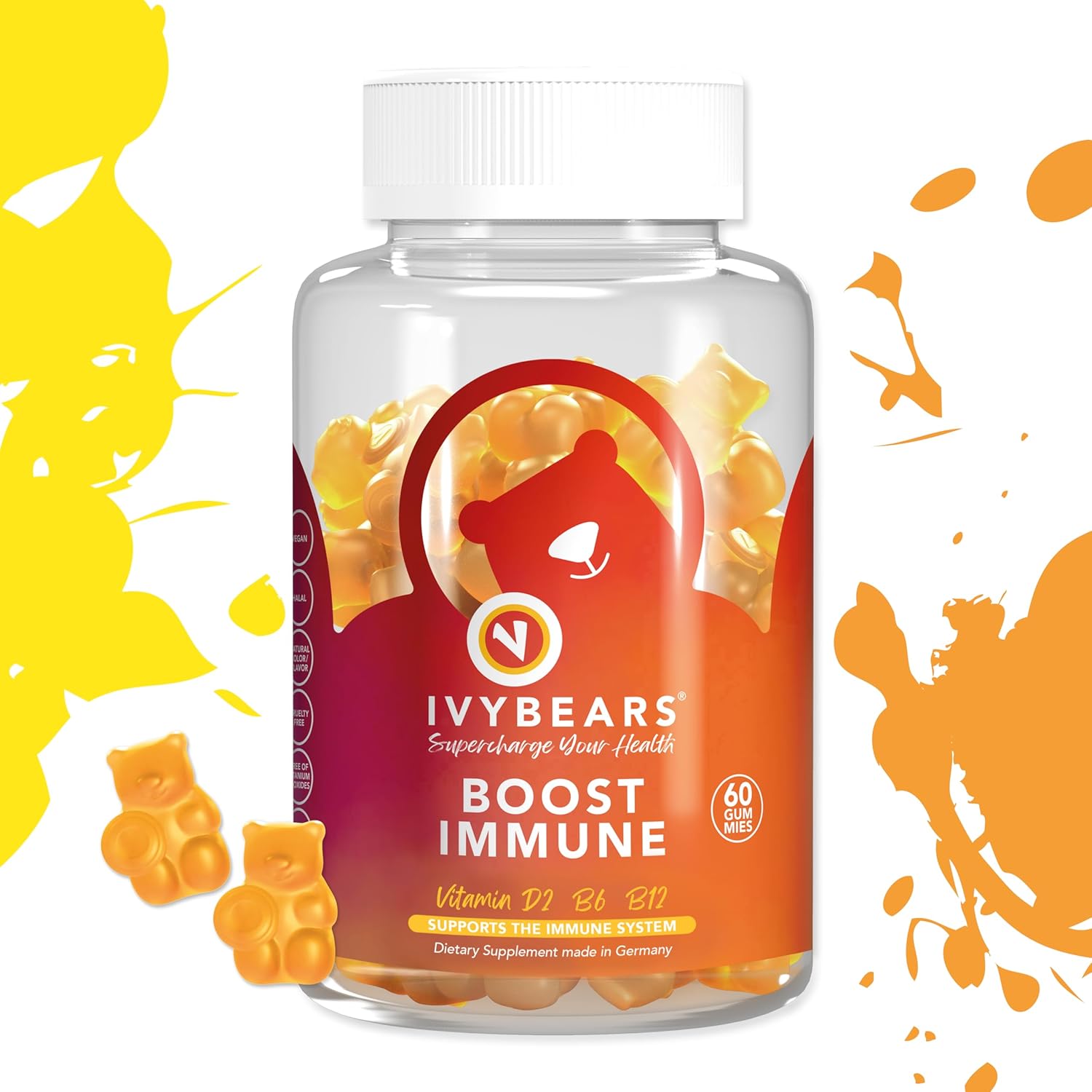 IvyBears Women’s Hair and Immune Support Gummies - 60 Count