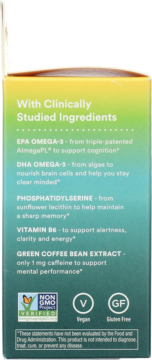 iWi Omega 3 Brain Support Supplement for 5 Days, 10 Count Pack