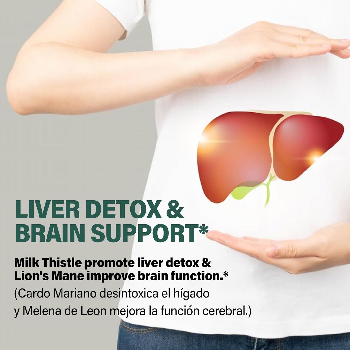 Jamaican Sarsaparilla Root Capsules for Immunity & Liver Detox with Kalawalla Milk Thistle - 90 Count