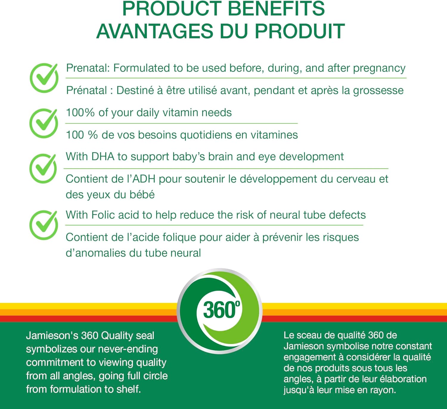 Jamieson Prenatal Multivitamin with DHA - 60 Softgels for Pregnancy Support