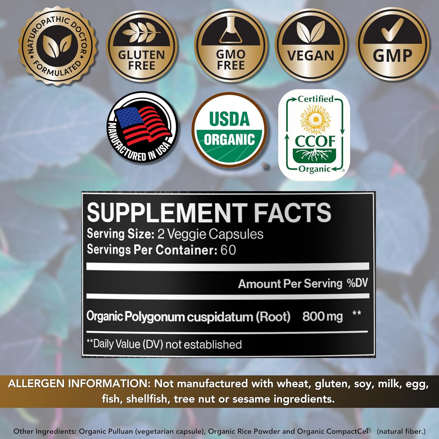 Japanese Knotweed and Garlic Immune Support Bundle for Zenmen