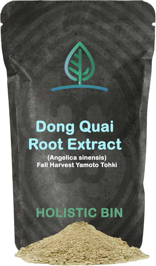 Japanese Wild Harvested Dong Quai Root Powder Extract (Angelica Sinensis) for Women's Health Support | Holistic Female Ginseng