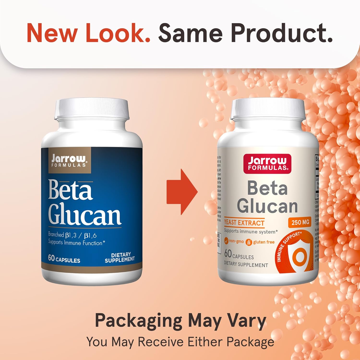 Jarrow Formulas® Beta Glucan Capsules - 60 Day Supply for Immune Health Support