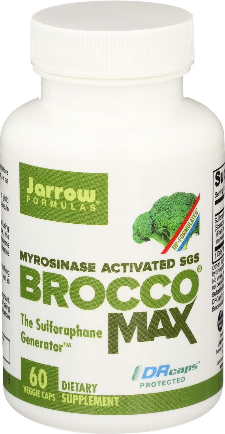 Jarrow Formulas Brocco Max Capsules - 500mg, 60 Count Bottle