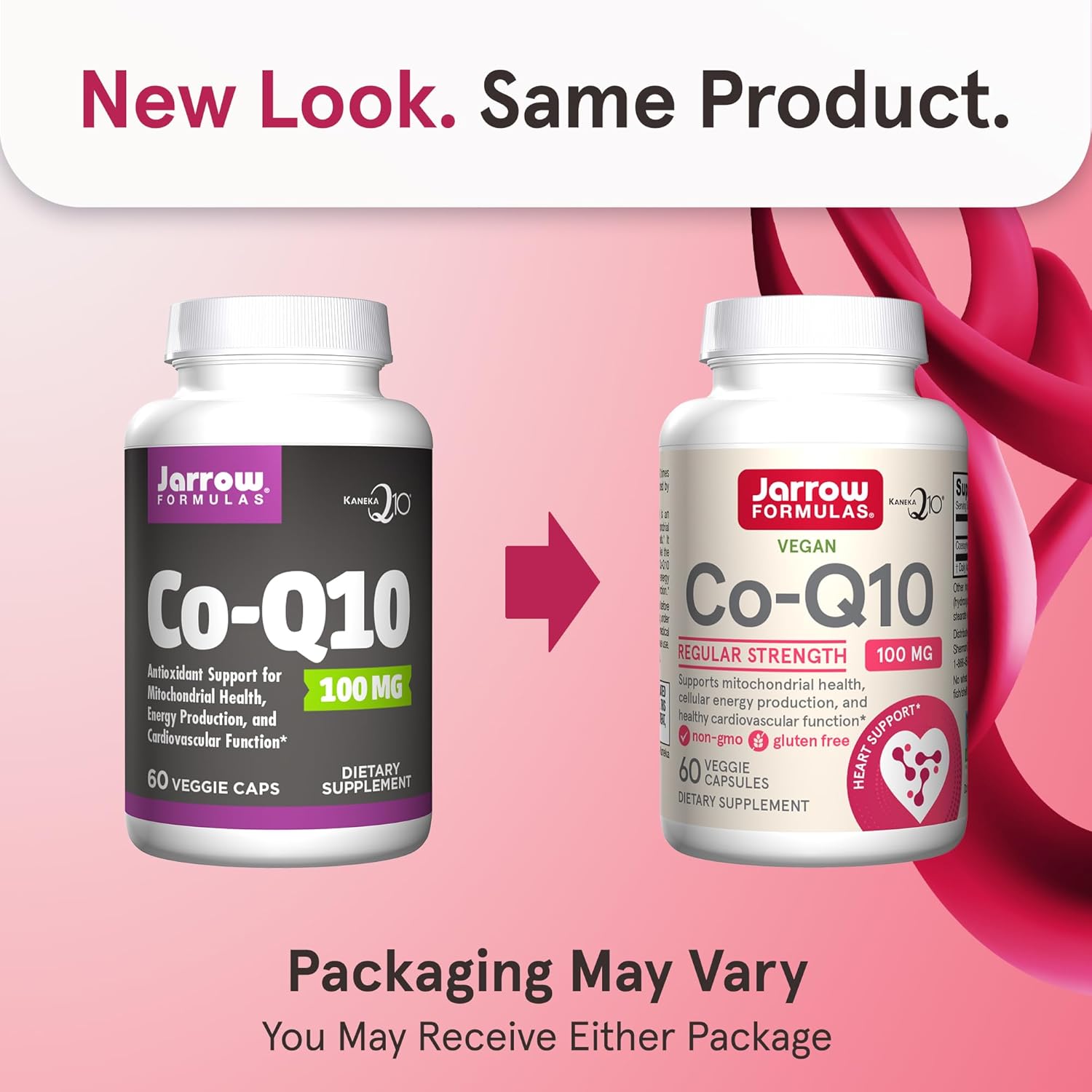 Jarrow Formulas Co-Q10 100mg Veggie Capsules for Antioxidant Support and Cardiovascular Health, 60-Day Supply - BoostGo Australia