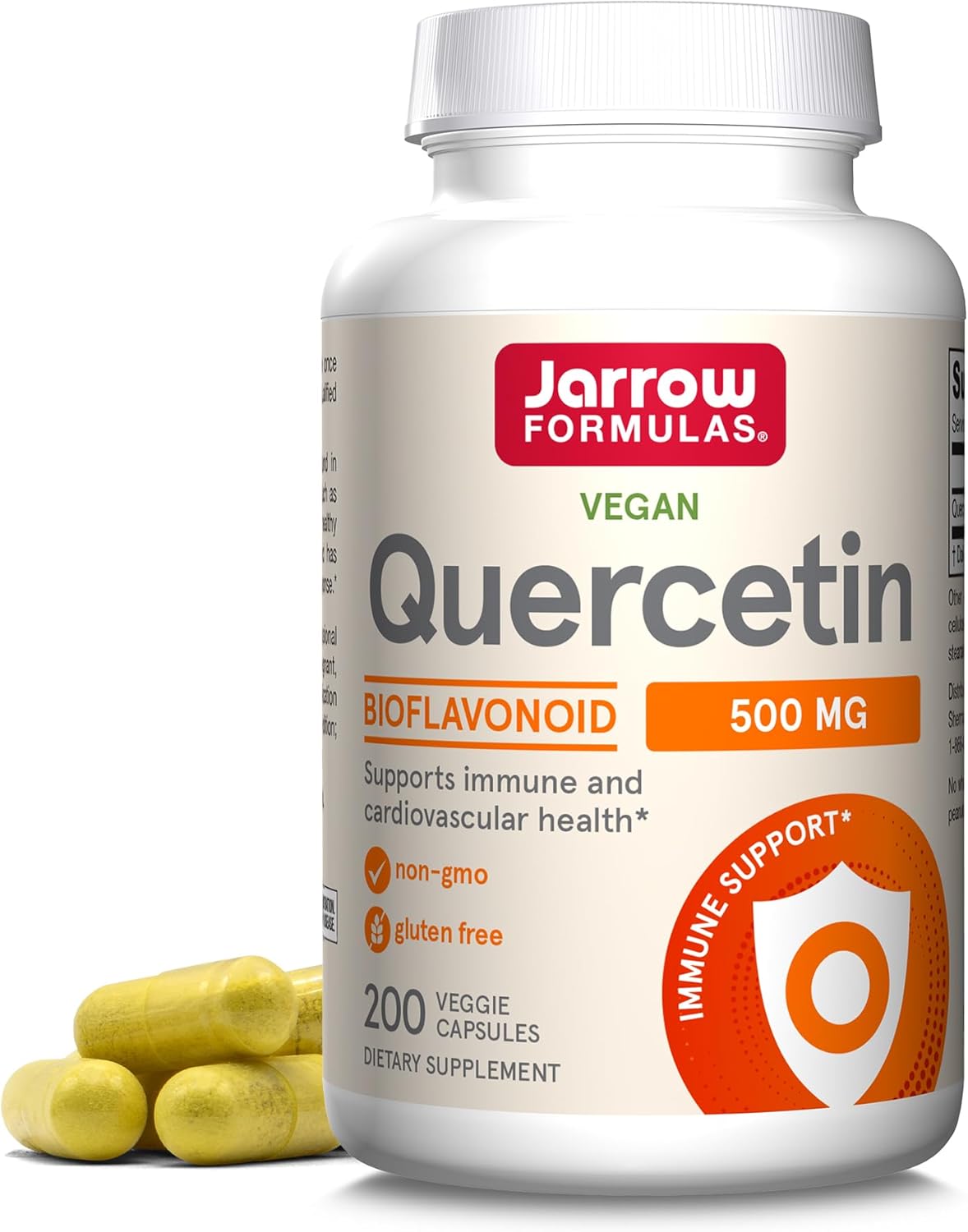 Jarrow Formulas Curcumin 95 500mg and Quercetin 500mg Combo - 120 Servings - Bioflavonoid Dietary Supplement