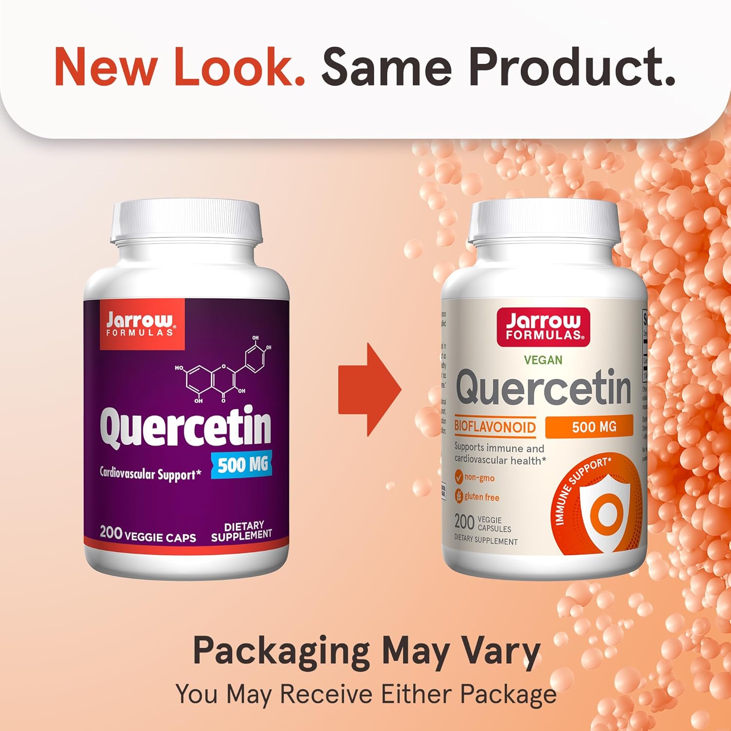 Jarrow Formulas Curcumin 95 500mg and Quercetin 500mg Combo - 120 Servings - Bioflavonoid Dietary Supplement