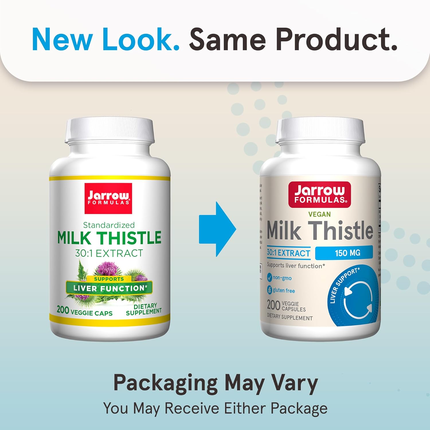 Jarrow Formulas Curcumin 95 500mg & Milk Thistle 150mg - 120 Servings of Veggie Caps with Standardized Silymarin Extract