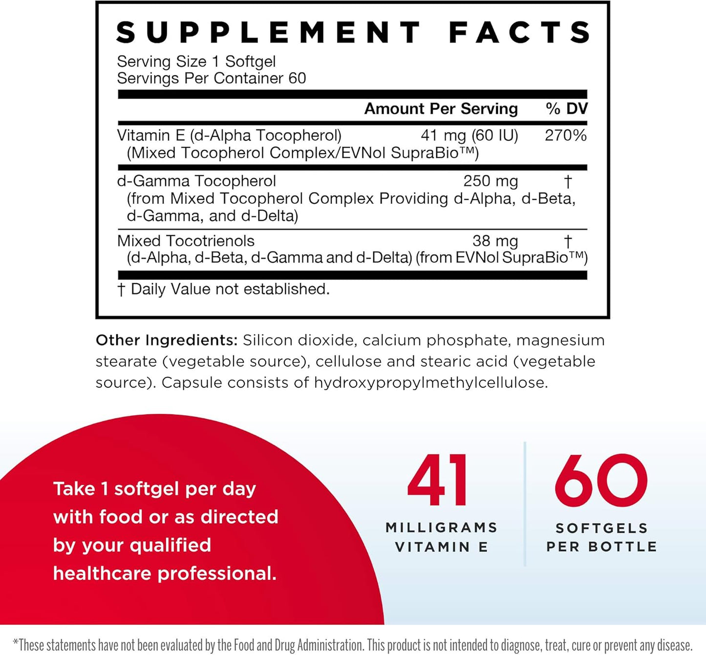 Jarrow Formulas Famil-E Softgels - 2 Pack for Heart Health - Vitamin E Family with Gamma Tocopherol - 120 Servings